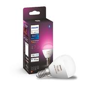 Philips Hue Bombilla LED inteligente Esférica E14 5,1W 470 lm Luz blanca y colores Alexa y Google