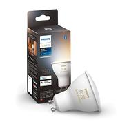 Philips Hue - Bombilla LED Inteligente, GU10, Luz Blanca de Cálida a Fría, 4.3W 350 lúmens, Compatible con Alexa y Google Home
