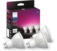 Philips Bombilla LED inteligente Hue GU10 – Luz blanca y de colores – Pack de 3