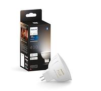 Philips Hue - Bombilla LED Inteligente MR16, GU5.3, Luz Blanca de Cálida a Fria, regulable, 5.1W, Compatible con Amazon Alexa (Echo, Echo Dot)