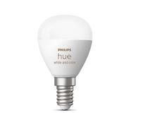 Philips Hue Bombilla LED inteligente Esférica E14 5,1W 470 lm Luz blanca y colores Alexa y Google