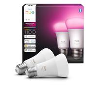 Philips Hue Bombilla LED inteligente A60 E27 8,1W 1100 lm Luz blanca y de colores Pack 2