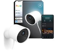Philips Cámara con Cable Secure – Vídeo 2K, notificaciones, integración con luces, blanca