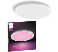 Philips Panel LED inteligente Hue Devote – redondo 43 cm, 23 W, 2900 lúmenes, marco blanco