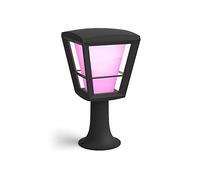 Philips Baliza de jardín LED Econic – 32,2 cm 1140 lm acero inoxidable negro IP44 temporizador