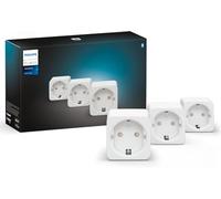 Philips Hue Enchufe inteligente Compatible con Amazon Alexa (Echo, Echo Dot) Blanco Pack x3