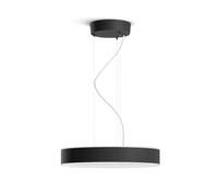 Philips Lámpara inteligente Hue Enrave – Colgante LED, luz blanca cálida a fría, Negro