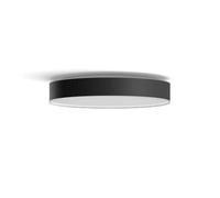 Philips Hue Lámpara de techo Enrave L White Ambiance LED, luz blanca cálida a fría, negra
