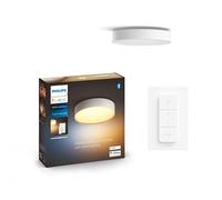 Philips Hue Lámpara de techo Enrave White Ambiance XL LED luz blanca cálida-fría 55,1 cm Blanco