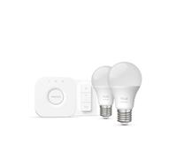 Philips Hue White & Color Ambiance Starter Kit Essential: 2 Bombillas Inteligentes E27 (806 Lm) + Regulador De Intensidad