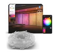 Philips Hue Festavia Cortina de Luces LED, 1,35 x 2 m | White and Color Ambiance, 250 LED, Ambiente, Interior y Exterior, Efectos Dinámicos, Sincronización Música, Hogar Inteligente