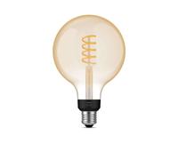 Philips Bombilla LED filamento inteligente G125 E27 7W 550 lm luz blanca Alexa y Google Home