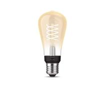 Philips Bombilla LED inteligente ST64 E14 7W luz cálida regulable Compatible con Alexa/Google Home