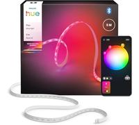 Philips Hue Flux Tira LED inteligente 5 M, 2000 lm, luz ambiente de color, iluminación interior flexible, tecnología Chromasync™, RGBWWIC, cortable, ampliable, reutilizable, control por app y voz