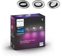 Philips Foco empotrable Hue Centura 5.7W 350 lm Luz blanca y colores Alexa y Google Home Pack de 3