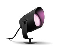 Philips Foco LED inteligente de exterior Hue Lily XL, luz blanca y de colores, bajo voltaje, negro
