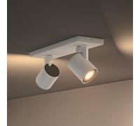 Philips Hue foco LED Runner, 2 luces, interruptor regulador, blanco