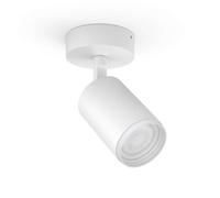 Philips Hue White & Color Ambiance Fugato Spot 1 flg blanco 1x350lm, regulable, 16 millones de colores, controlable mediante app, compatible con Amazon Alexa (Echo, Echo Dot)