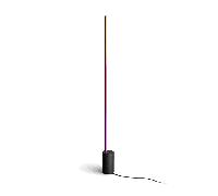 Philips Lámpara de pie inteligente Hue Gradient Signe, LED multicolor, Alexa/Google Home, Negro