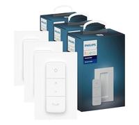 Philips Hue Hue Dimmer Switch Interruptor inteligente, Blanco Paquete de 3)