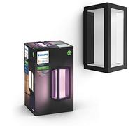 Philips Aplique exterior Hue Impress negro – LED inteligente, blanca y color, Alexa HomeKit Google