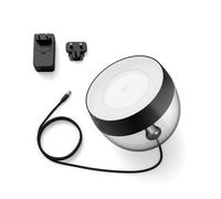 Philips – Lámpara de mesa inteligente Hue Iris – LED luz blanca y colores – Negro