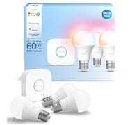 Philips Kit de inicio Hue Essential – 3 bombillas E27 806 lm RGB + puente