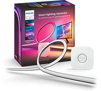 Philips Kit de inicio Hue Play Gradient LED 24-27", Hue Bridge luz blanca y color Alexa/Google Home