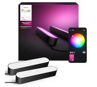 Philips Kit de inicio Hue Play - Barras LED blanca y color, sincroniza con TV y juegos, Pack 2 negro