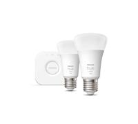 Philips Hue - Kit inteligente con 2 bombillas y el puente Bridge 929002469201