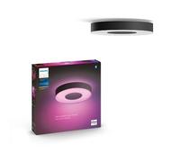 Philips – Plafón LED Hue Infuse – 33W 2100 lm, luz blanca y de colores, negro Ø38 cm