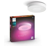 Philips Hue - Lámpara de Techo LED Inteligente Hue Xamento, 33W - 2450 lúmens - Luz Blanca y de Colores, Compatible con Alexa y Google Home, Color Blanco, 38cm diámetro