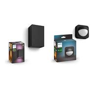 Philips Hue - Lámpara inteligente, Aplique Exterior LED Inteligente, Compatible con Alexa y Google Home + Sensor de movimiento exterior, Accesorio para bombillas y lámparas inteligentes Hue