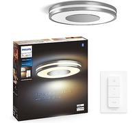 Philips Hue - Lámpara inteligente, Hue Being, Lámpara de Techo LED Inteligente, Luz Blanca de cálida a fría, Compatible con Alexa y Google Home, Color Aluminio