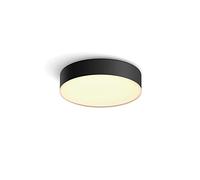 Philips Hue - Lámpara inteligente, Hue Enrave S, Lámpara de Techo LED Inteligente, Luz Blanca de Cálida a Fría, Compatible con Alexa y Google Home, Color Negro