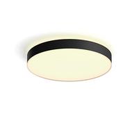 Philips Hue - Lámpara inteligente, Hue Enrave XL, Lámpara de Techo LED Inteligente, Luz Blanca de Cálida a Fría, Compatible con Alexa y Google Home, Color Negro