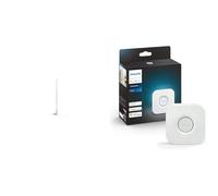 Philips Hue - Lámpara inteligente, Hue Signe, Lámpara de Pie LED Inteligente Gradient & Centro de control Sistema Hue Hue Bridge, controla hasta 50 dispositivos