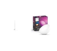 Philips Hue - Lámpara inteligente, Hue Signe, Lámpara de Pie LED Inteligente Gradient & Lámpara de mesa inteligente Hue Go, Luz Blanca y de Colores, Portátil, con batería