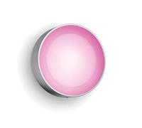 Philips Hue -Lámpara LED inteligente de exterior Philips Hue Daylo, aplique inteligente 15W-1060 lúmenes, Luz Blanca y de Colores, compatible con Amazon Alexa y Google Assistant, protección IP44,acero