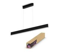 Philips Lámpara colgante Ensis LED inteligente, luz blanca y de colores, Alexa/Google Home, Negro