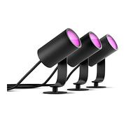 Philips Hue Lily 3 focos LED exteriores inteligentes IP44 RGB CCT Alexa y Google