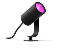 Philips Hue - Foco led inteligente de exterior Hue Lily, Luz Led inteligente Blanca y Luces de Colores, Compatible con Alexa y Google Home, Color Negro (extensión)