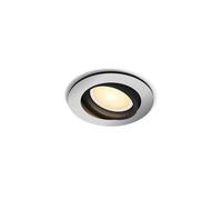 Philips Hue Milliskin - Foco Empotrable LED Inteligente, Pack de 1, Color Aluminio, Luz Blanca de Cálida a Fría, Regulable, Compatible con Alexa y Google Home
