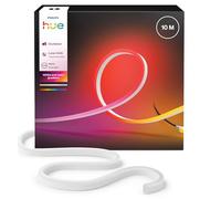 Philips Hue Neón Tira LED Inteligente para Exterior 10 metros, 1100lm | Escenas y Efectos Personalizables, Tecnología Chromasync, Luz Blanca Auténtica Brillante, Impermeable, Control por App y Voz