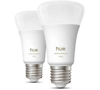 Philips Hue Pack de 2 bombillas LED A60 E27 White Ambiance