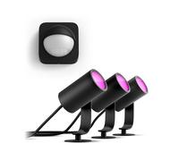 Philips Hue Pack: Focos Inteligentes Lily (3un) + Sensor De Exterior