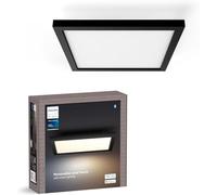 Philips Panel LED inteligente Aurelle 19W, 1940 lm, luz blanca cálida-fría, Alexa y Google Home