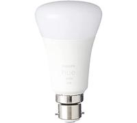 Philips Hue - Paquete de 2 bombillas LED inteligentes de color blanco [Bayonet Cap B22] - 806 lúmenes (equivalente a 60 W) Funciona con Alexa, Asistente de Google, Apple Homekit.
