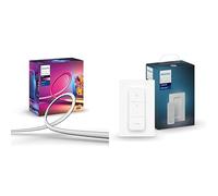 Philips Hue Play Gradient Lightstrip Tira Inteligente LED, 20 W, Luz Blanca y Colores, 65 Pulgadas + Mando Inalámbrico