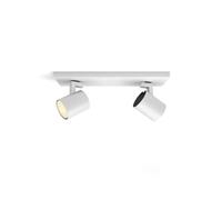 Philips Hue foco LED Runner, 2 luces, interruptor regulador, blanco